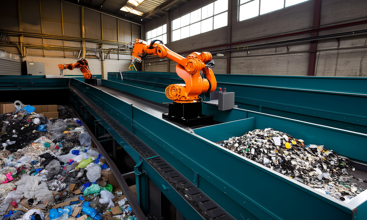 What are automated industrial waste solutions?