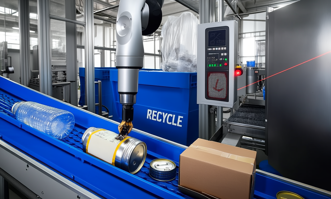 How is AI used in waste management?