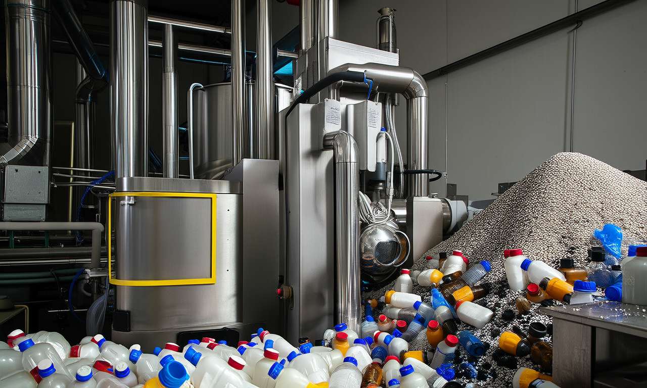 How does NIR spectroscopy improve recycling?