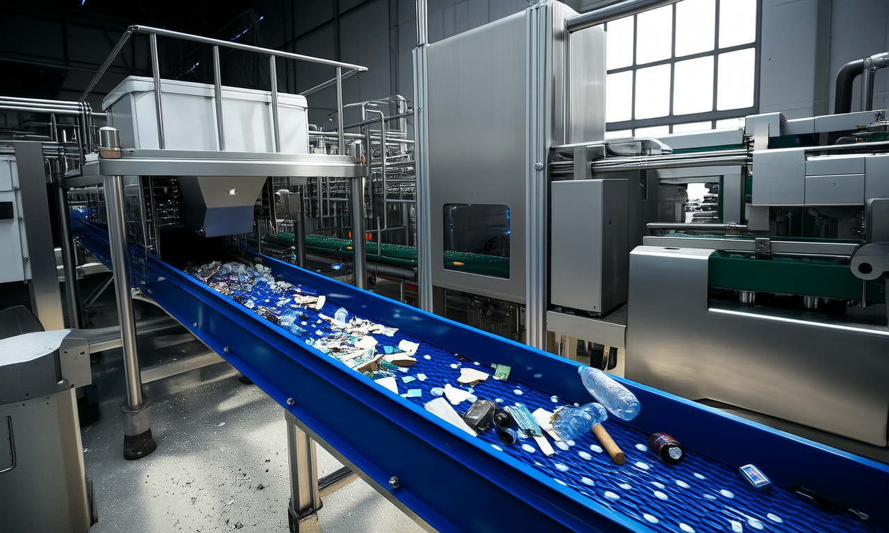 What materials can be processed by industrial separators?