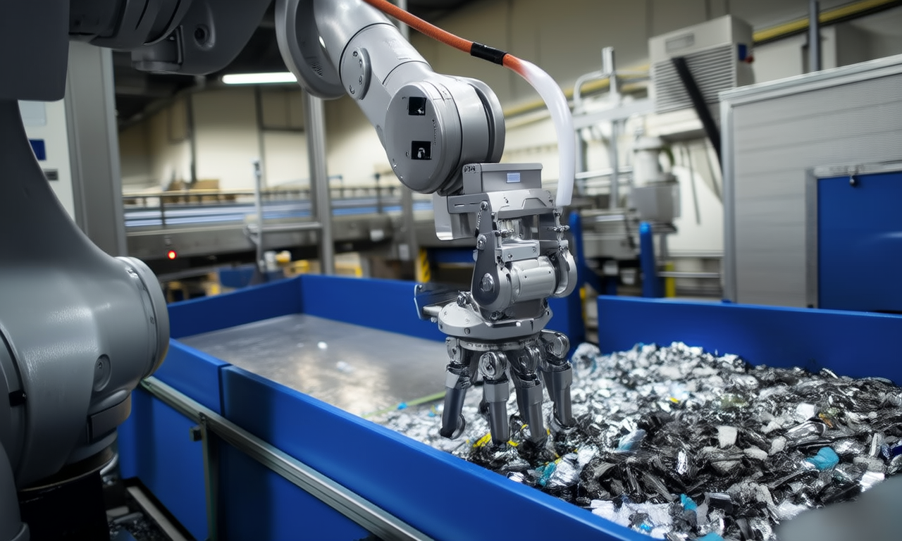 How does automation impact recycling efficiency?