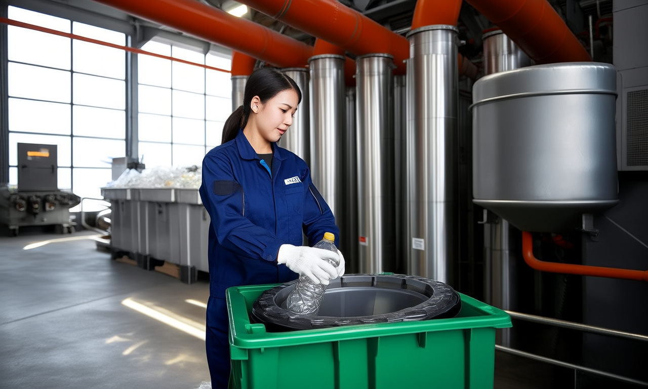 How does recycling reduce carbon footprint?