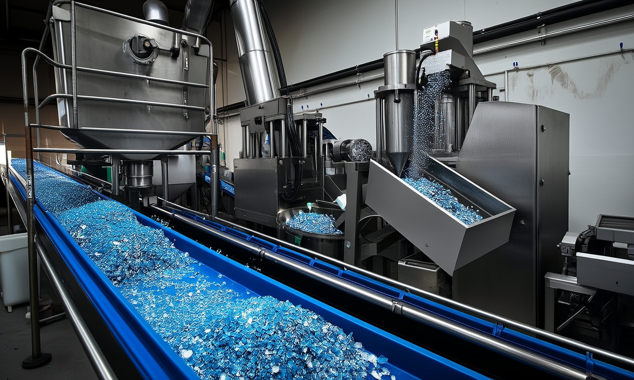 What are the types of plastic recycling machines?