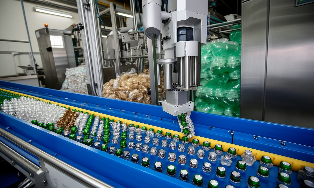 How is AI improving plastic sorting?