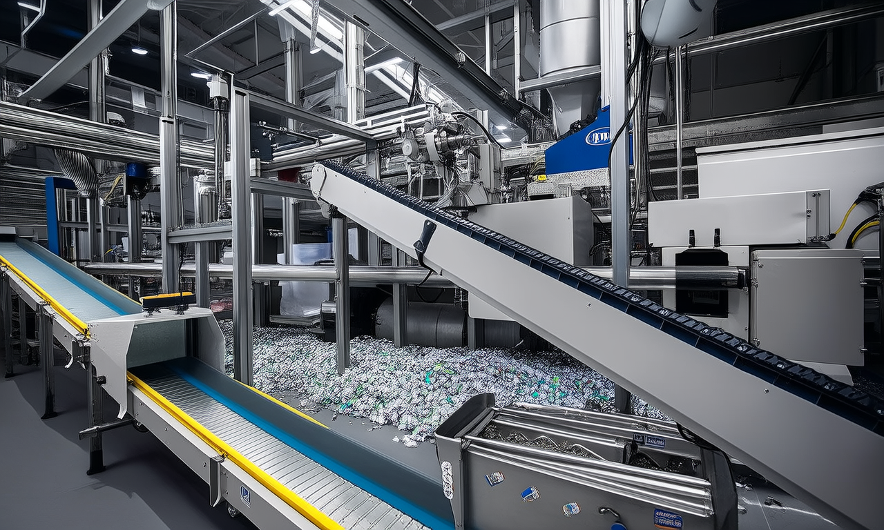 What factors affect recycling equipment prices?