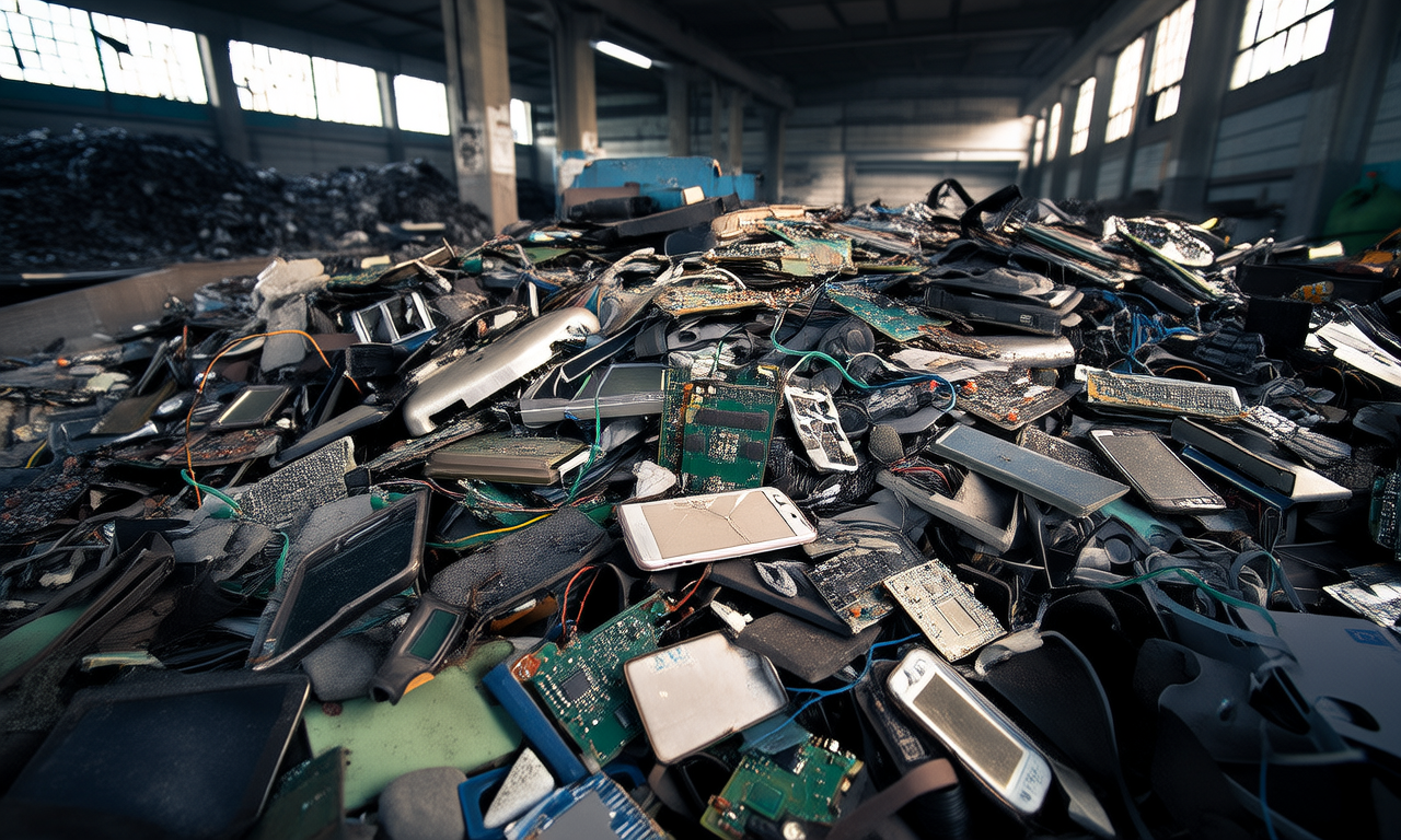 What are the challenges in e-waste recycling?