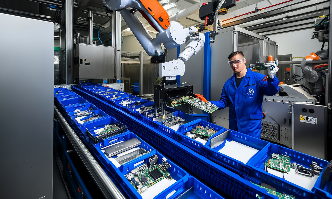 How does e-waste recycling work?