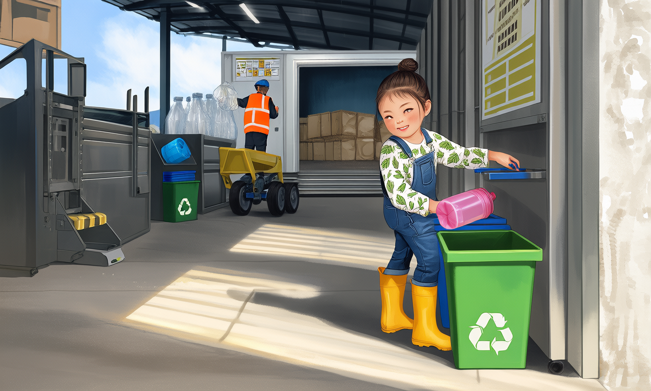 How does plastic recycling reduce pollution?
