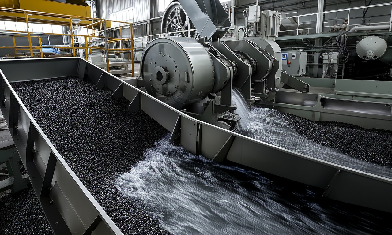 How does gravity separation work in mining?
