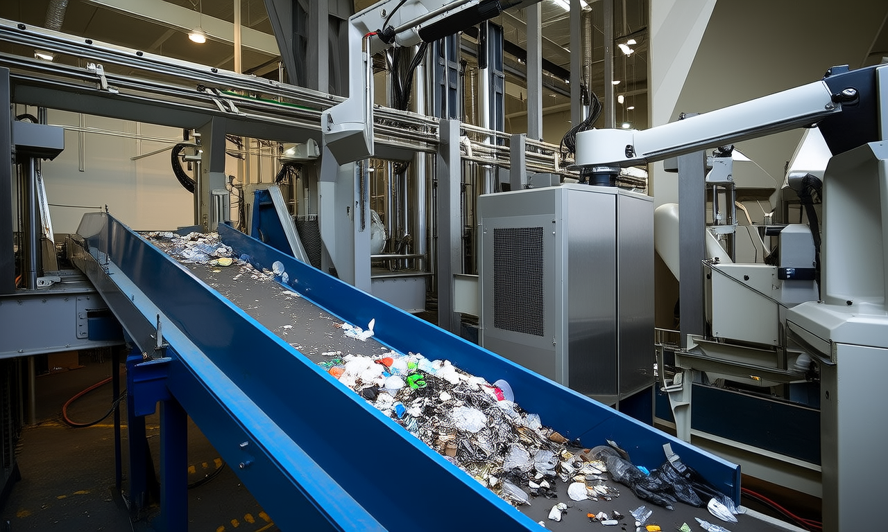How does optical sorting improve recycling?
