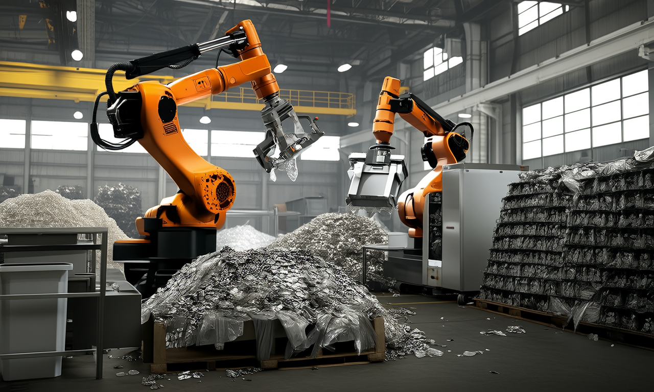 How AI enhances industrial recycling?
