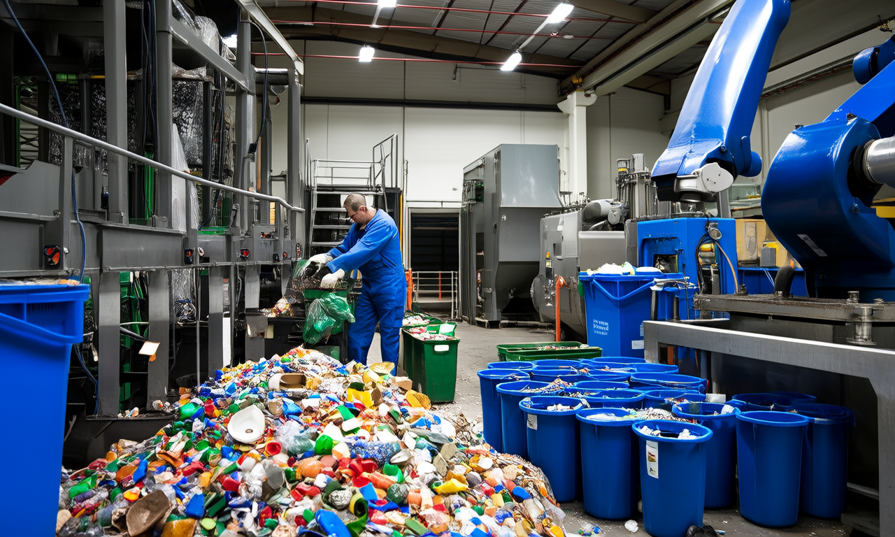 What are the economic benefits of plastic recycling?
