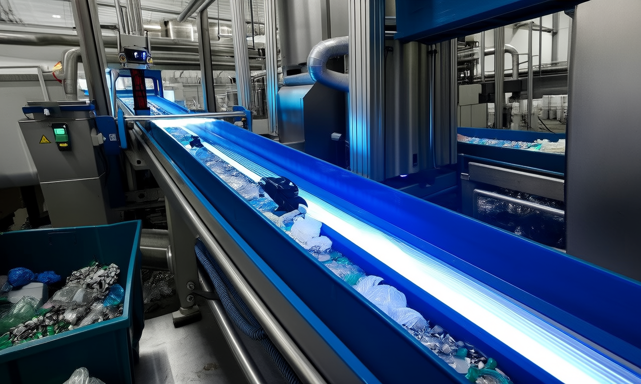How do optical sorters improve recycling?